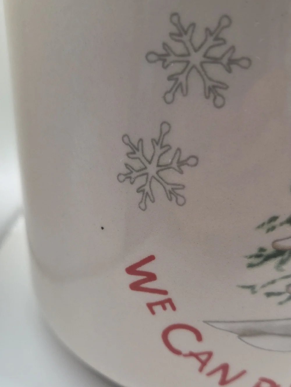 We Can Build A Snowman Cookie Jar. Stoneware Vintage